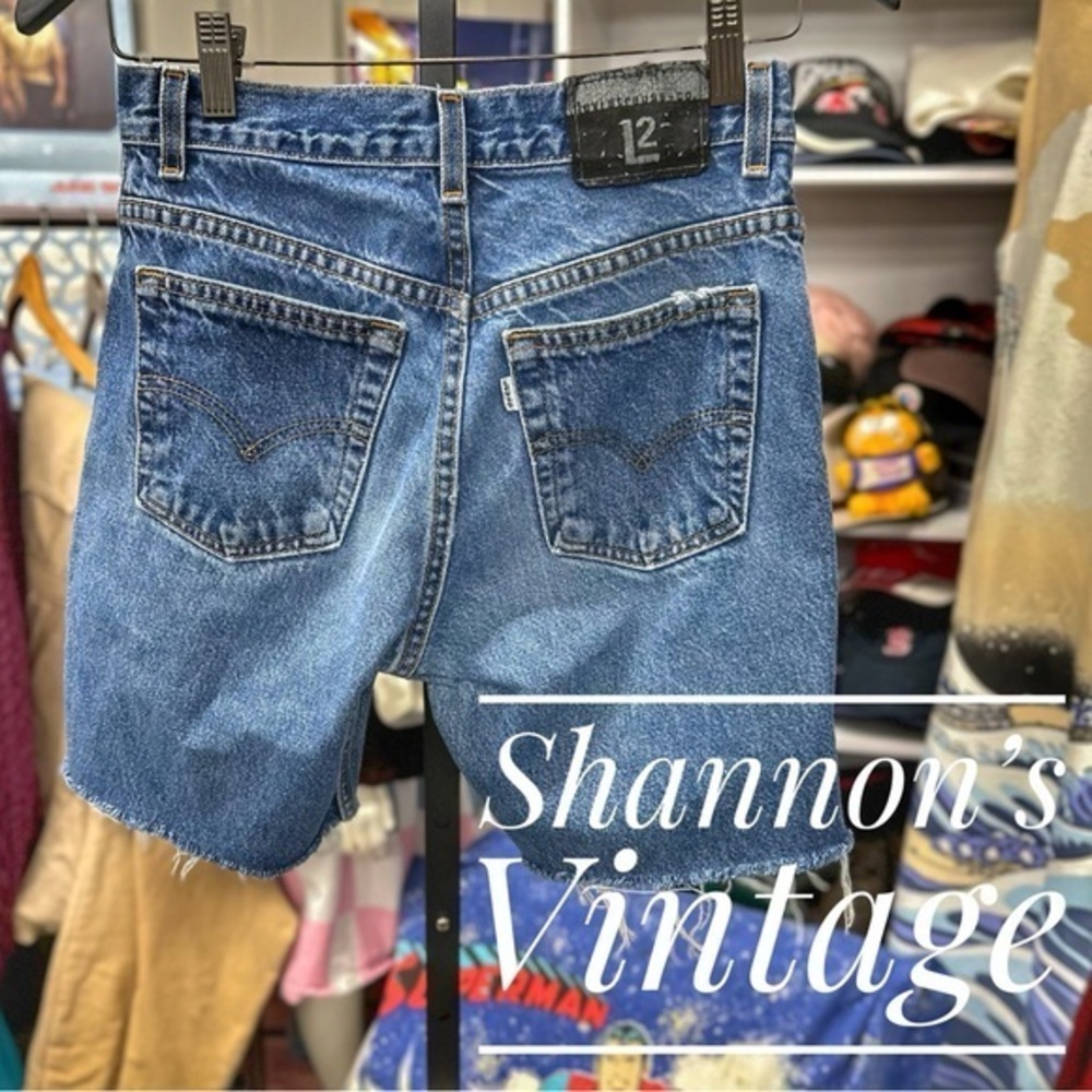 Levi’s L2 Y2K VNTG made in USA sz 5 denim shorts A43